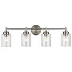 Kichler - Bath 4-Light, Brushed Nickel - At Kichler, we've been shedding light on what's important since 1938 by creating dependable, high-quality fixtures. Even as a global brand, we focus on building and strengthening relationships with not only customers and professionals, but with homeowners who choose our products for their homes. We offer more than 3,000 trend-right decorative lighting, landscape lighting and ceiling fan products in innumerable styles to enhance everything you do and show everyone you love in the best possible light.