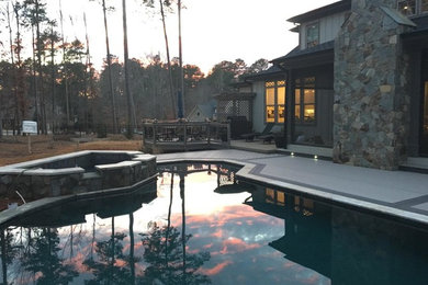 This is an example of a pool in Raleigh.