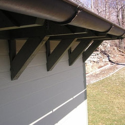 Copper Half-round Gutters - Roofing And Gutters