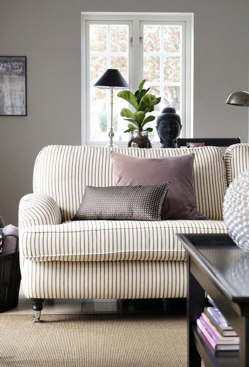 Obsession with striped sofas