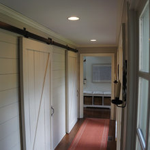 Laundry & Storage Rooms with Barn Doors