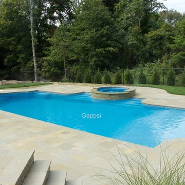 Gunite Swimming Pool in Cold Spring Harbor NY 11724, designed and built by Gapps