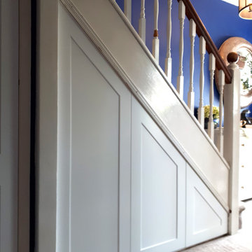 Understairs pull out storage and replacement door.