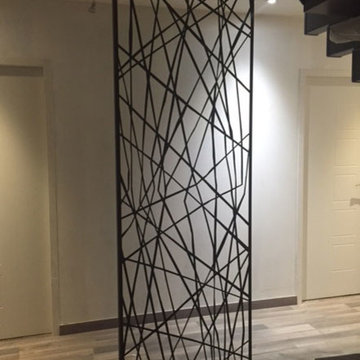 Cloison décorative en acier