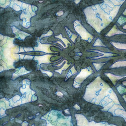 The Gypsy - pesto fabric detail - Upholstery Fabric