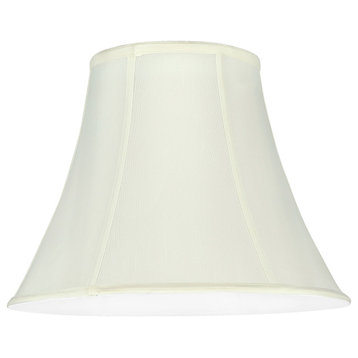 58053 Bell Shape UNO Lamp Shade, Off White 7"x14"x11"