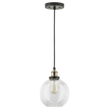 Primo Pendant With Clear Glass Shade