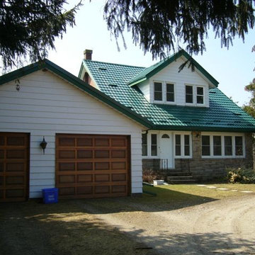 Ontario stone houses with Hy-Grade's permanent "cure" from roof shingles