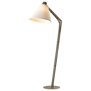 Hubbardton Forge 232860-1144 Reach Floor Lamp in Sterling
