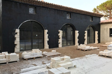 Voûtes massives en pierre de Beaulieu à Saint Tropez