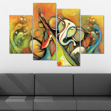 Ganesha Canvas Wall Art