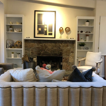 Staging Mill Valley Upscale Canyon Cottage