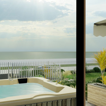 Jardin en bord de mer