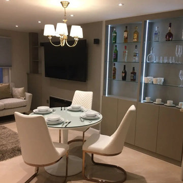 Handleless Kitchen & Lounge Holland Park | Westminster | Inspired Elements