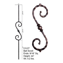 Mediterranean Wrought Iron Balusters - Products