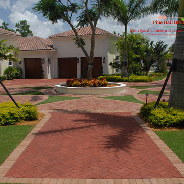 Driveways with Genuine Clay Pavers