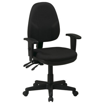 Dual Function Ergonomic Chair With Adjustable Back Height