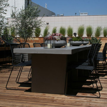 Roof deck & planter boxes/Landscaping.