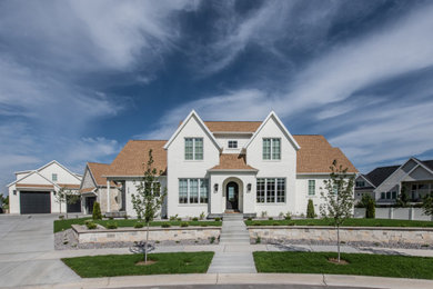 Inspiration for a timeless exterior home remodel in Salt Lake City