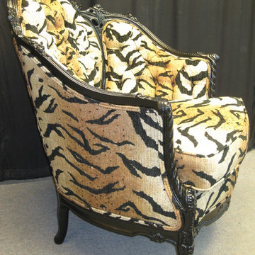 Animal Print Arm Chair