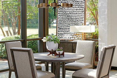 Inspiration for a transitional dining room in Milwaukee.
