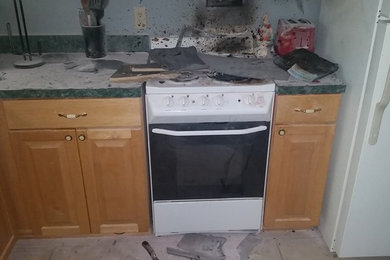 Trendy kitchen photo in Tampa