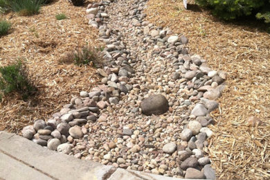 This is an example of a contemporary landscaping in Denver.