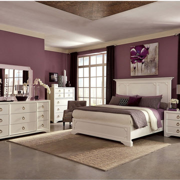 Donny Osmond Home Furiani California King Bed in White