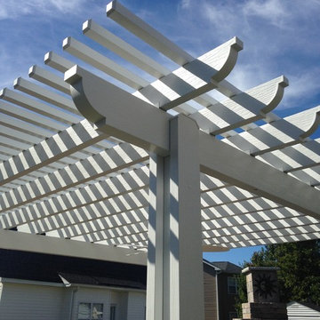 Low Maintenance Pergola in Blythewood, SC.