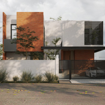 Traditional Brick House in DHA Lahore