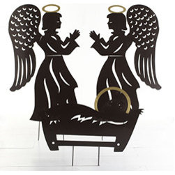 Nativity Yard Art - New - Outdoor Holiday Decorations