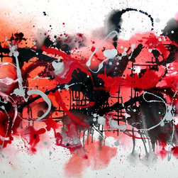 Red Splash - Paintings