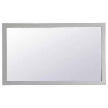 Elegant VM26036GR Aqua Rectangle Vanity Mirror 60", Gray