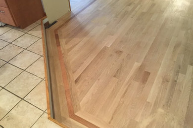 Custom white oak install