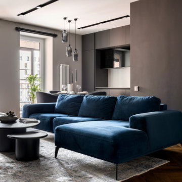 Трехкомнатная квартира с санузлом при спальне