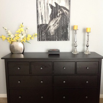 Black, Gray and Yellow Room/Nursery