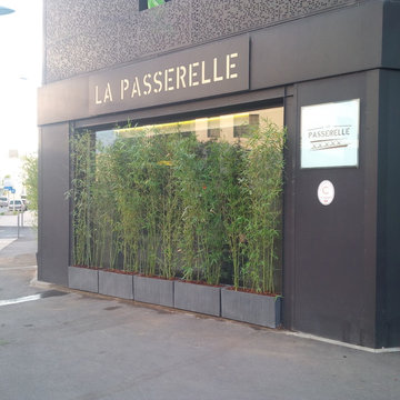 Aménagement de la devanture d'un restaurant