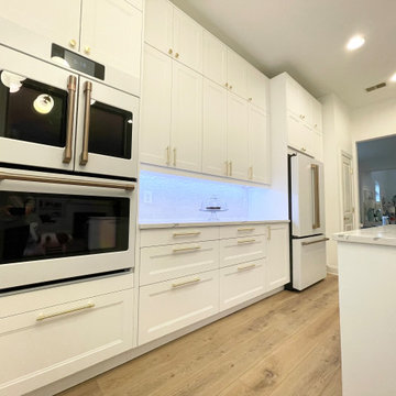 Ikea kichen remodeling, white Axtad fronts