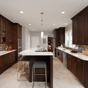 Modified galley kitchen