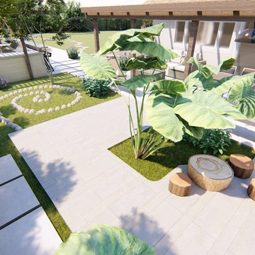 Transforming an Empty Backyard | Dry Tolerant Landscaping