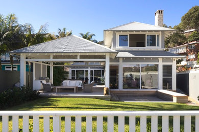 Inspiration for a beach style exterior in Sydney.