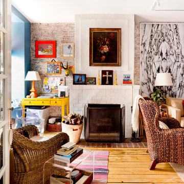 My Houzz: Vibrant Palette in a West Village Apartment