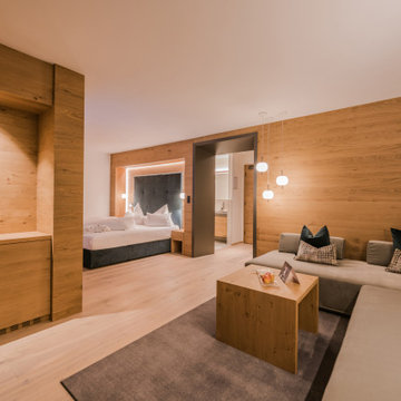 Hotel rooms modernization in Tesido, Italy
