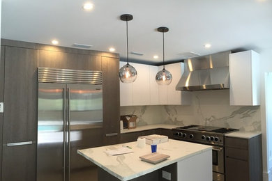 Kitchen - contemporary kitchen idea in Miami