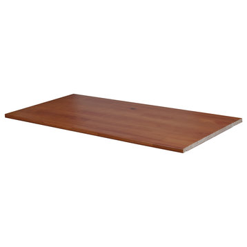 100% Solid Wood Optional Shelf for Smart, Urban, Cosmo 4-Door Wardrobes Only, Mocha