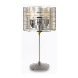 Loren 12" Table Lamp | Chrome - Table Lamps
