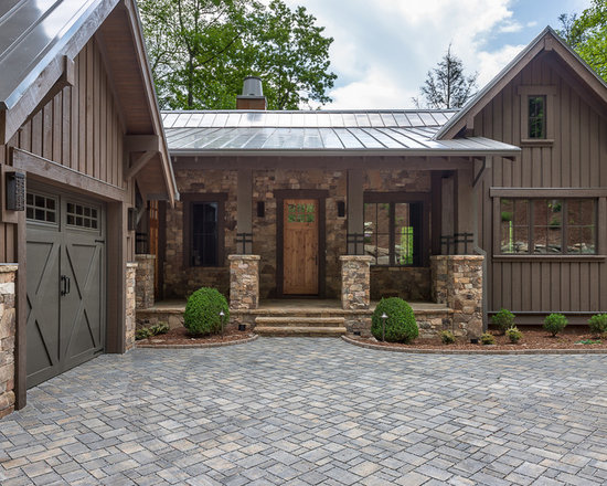 Stone With Board And Batten | Houzz
