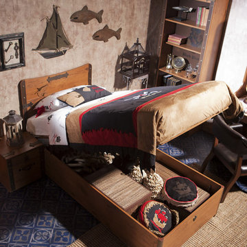 Pirate ship bedroom