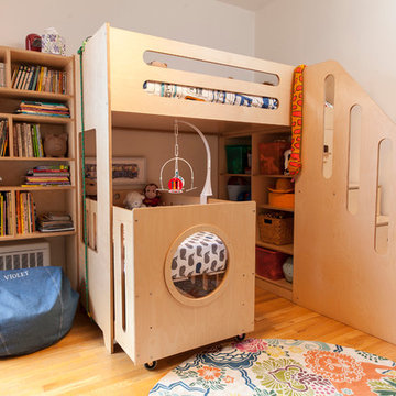 Upper West Side; A natural wood solution for two