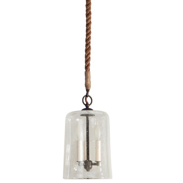 The Lincoln Lantern Clear Glass Pendant Light